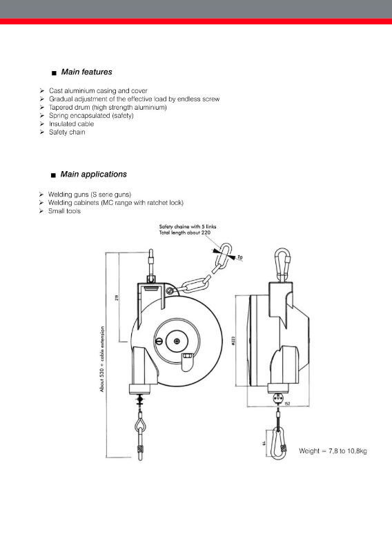 ARO Arval 5 - XS13 Spring Balancer | Page 02 | Weld Systems Integrators